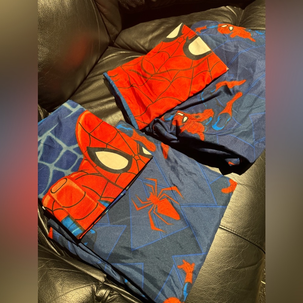Marvel kids spider man full size  4 piece sheet set